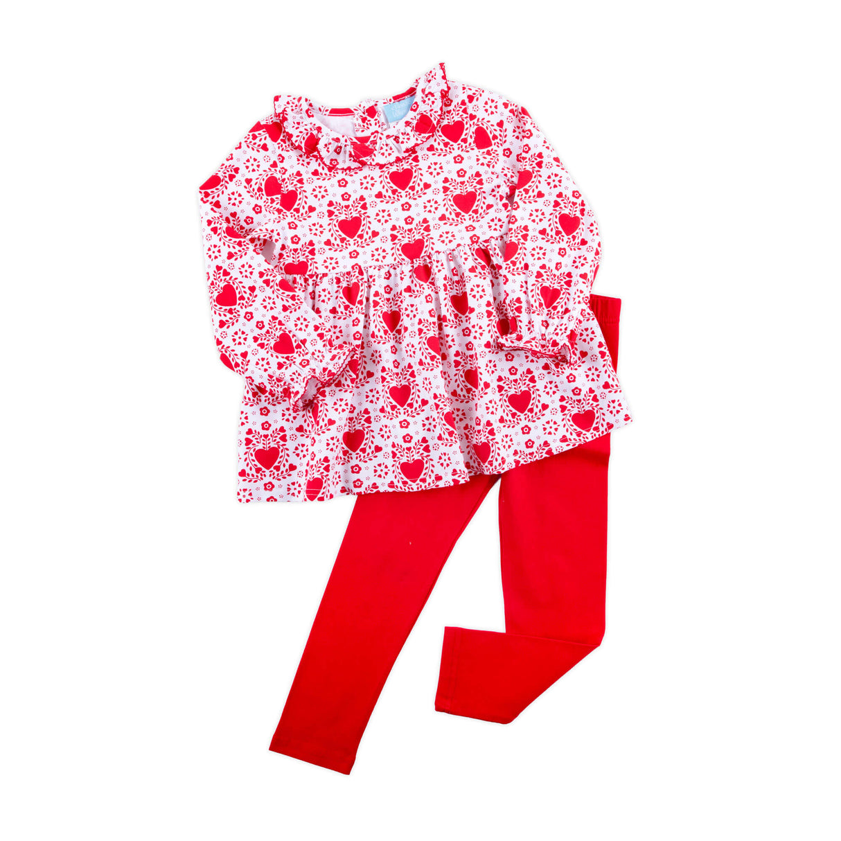 Heart Damask Print Eden Legging Set