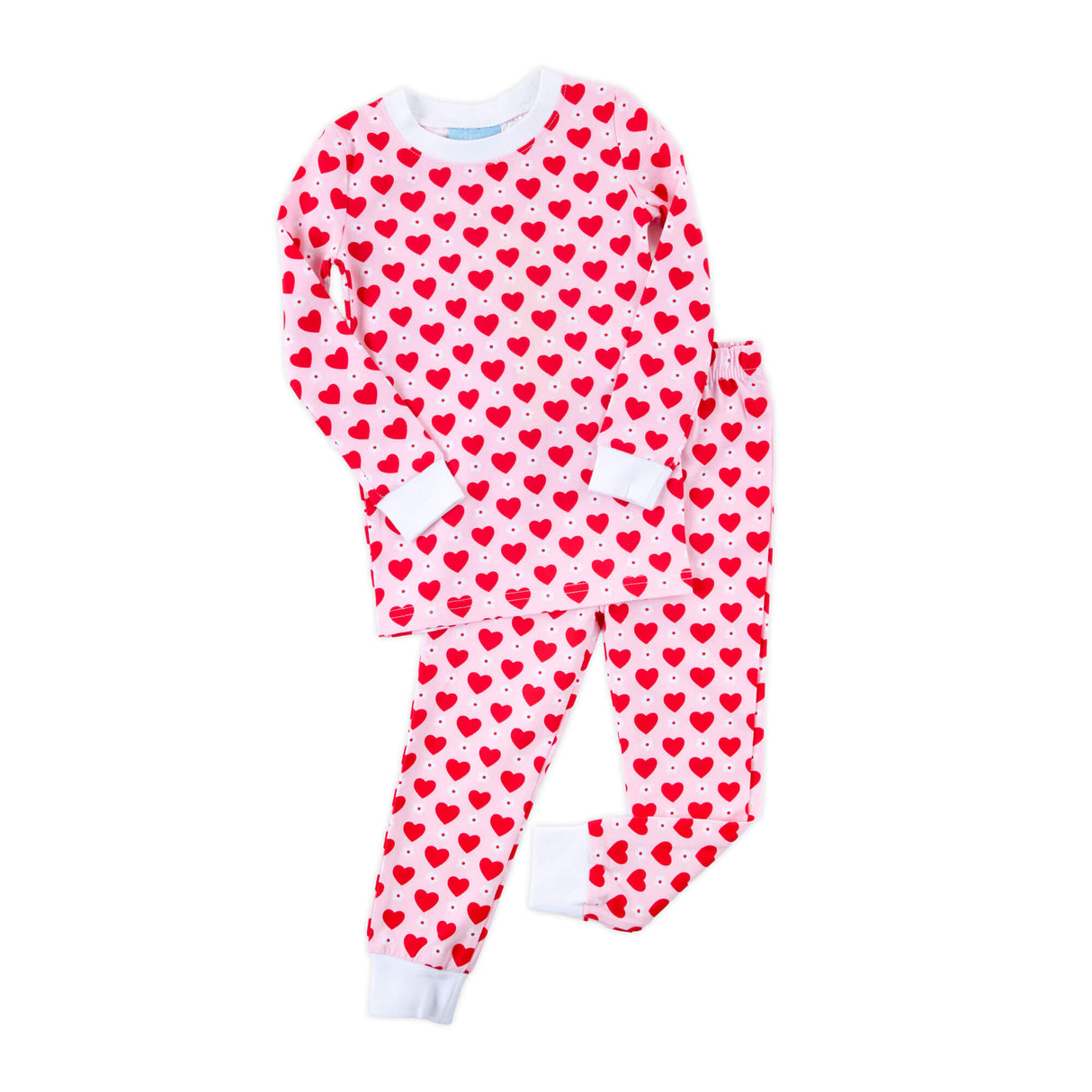 Heart & Daisy Print Pajamas