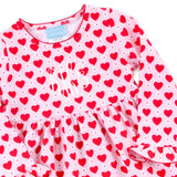 Heart & Daisy Print Ruby Legging Set