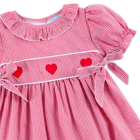 Heart Trio Red Gingham Avery Dress
