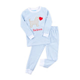 Puppy Love Light Blue Pajamas