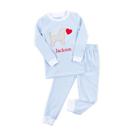 Puppy Love Light Blue Pajamas