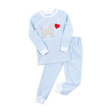 Puppy Love Light Blue Pajamas
