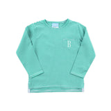Green Stripe Long Sleeve Pocket Shirt