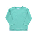 Green Stripe Long Sleeve Pocket Shirt