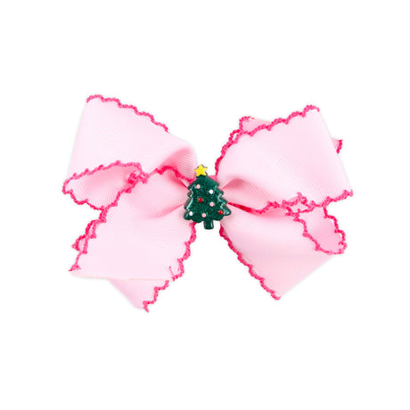 Christmas Tree Charm Moonstitch Hair Bow