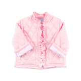 Pink Ruffle Quilted Coat