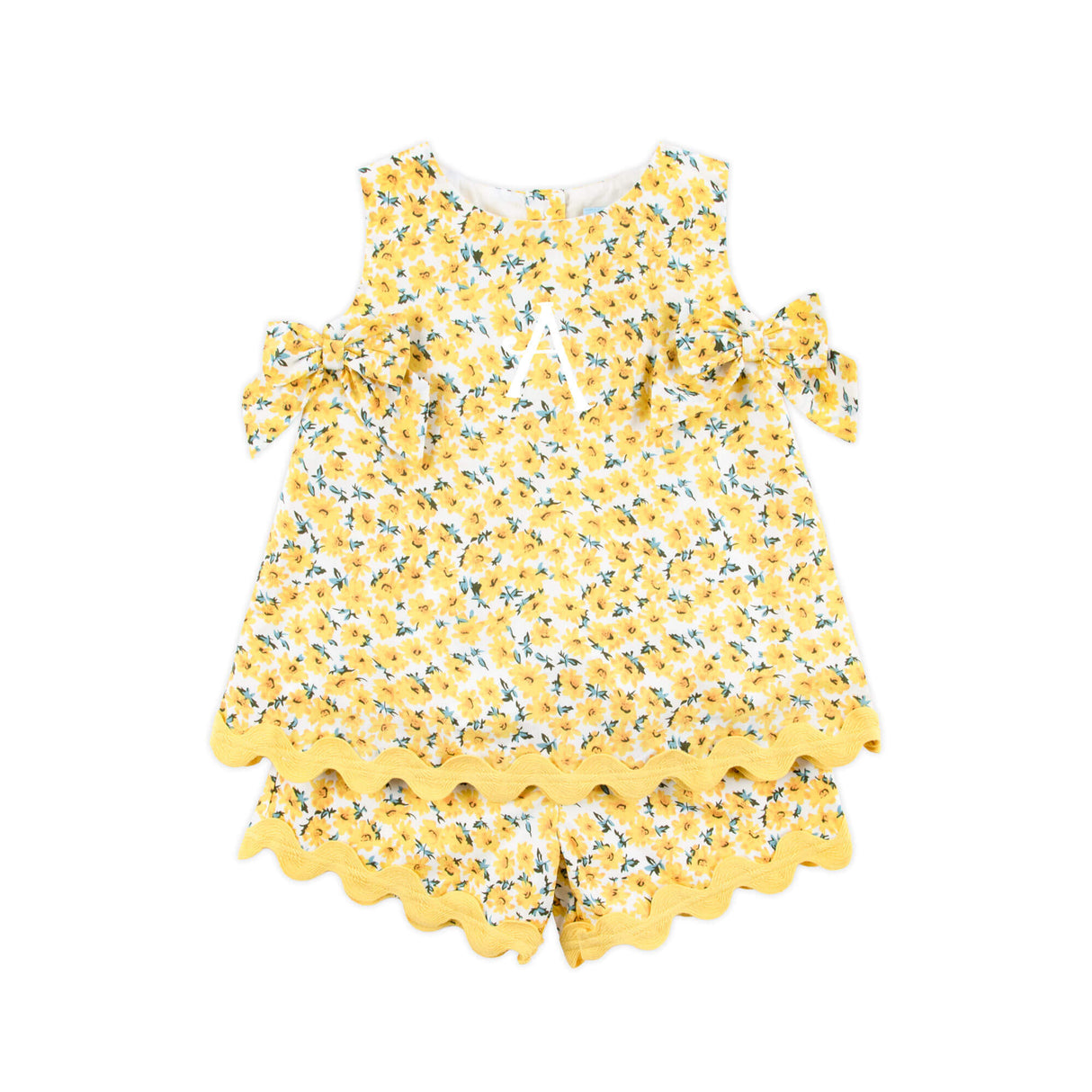 Sunflower Sunshine Floral Eleanor Short Set