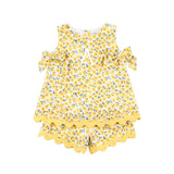 Sunflower Sunshine Floral Eleanor Short Set