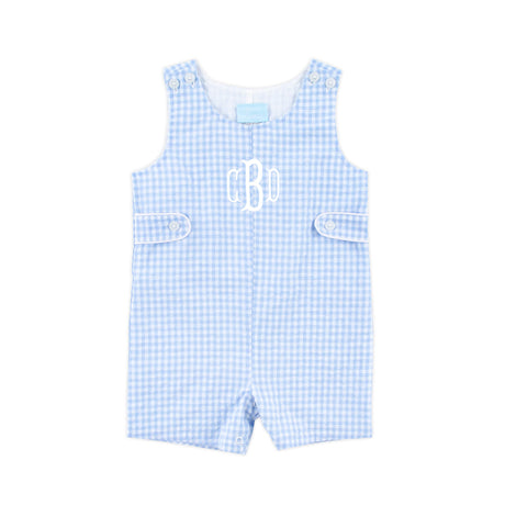 French Blue Gingham Jon Jon