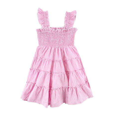 Light Pink Gingham Willow Dress