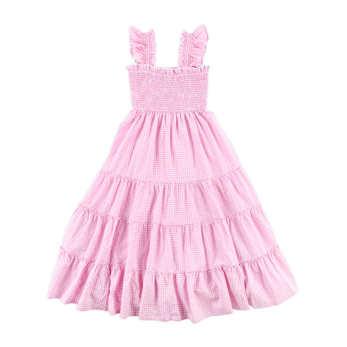 Light Pink Gingham Willow Women's Dress