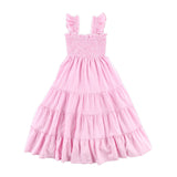 Light Pink Gingham Willow Women's Dress