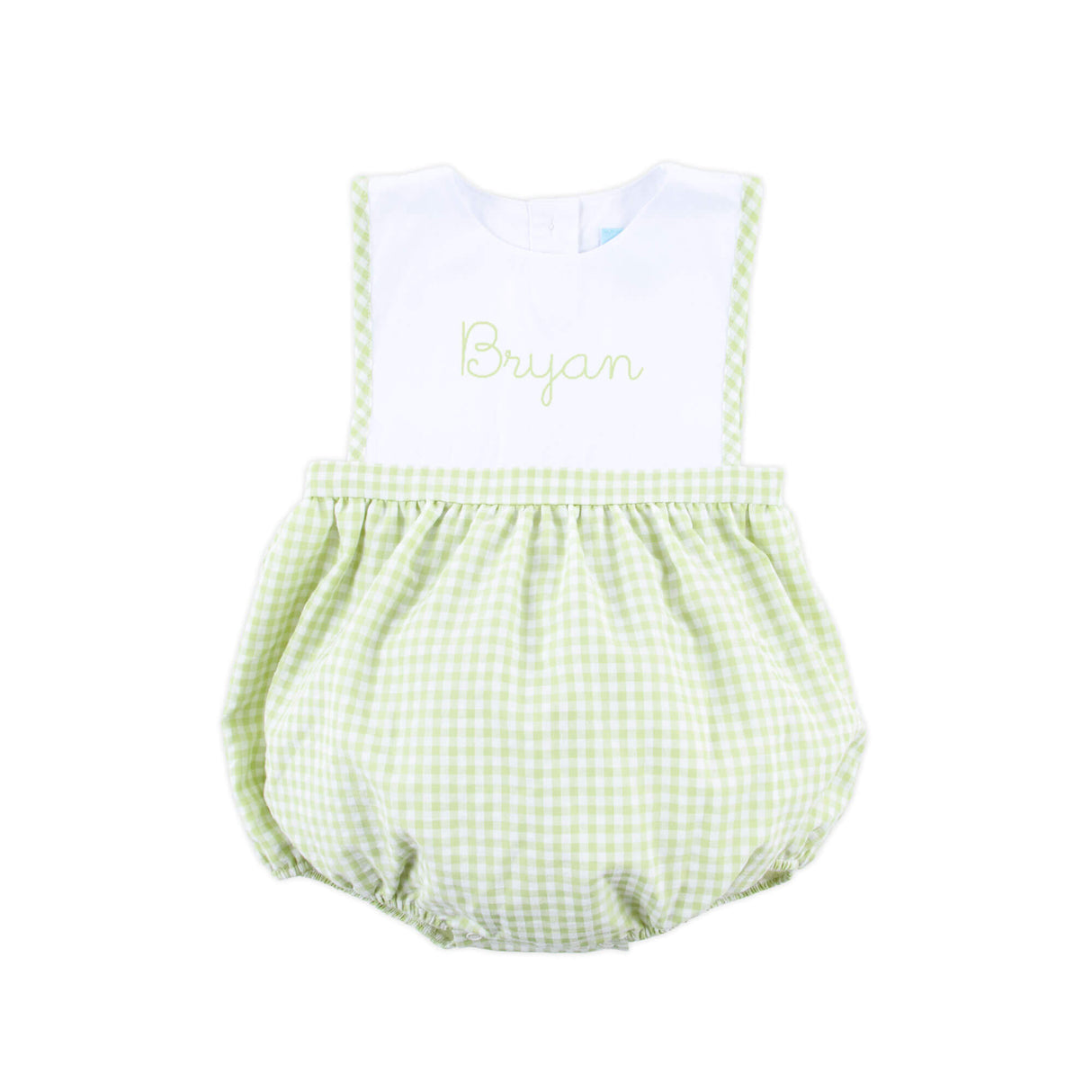 Light Green Gingham Sun Bubble
