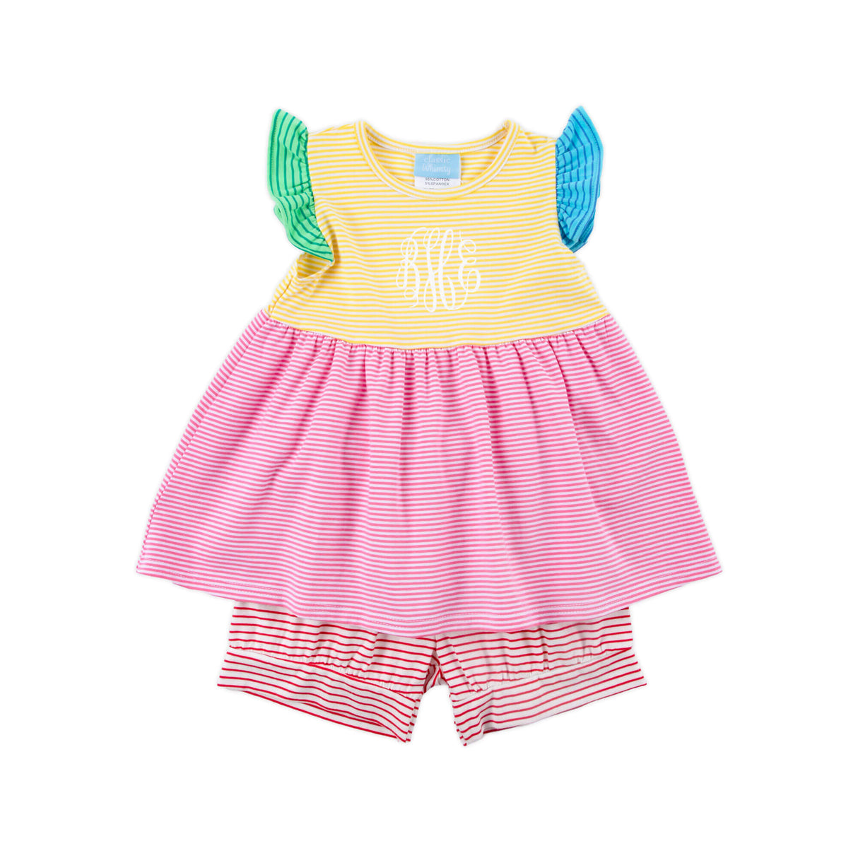 Colorblock Stripe Alexa Short Set