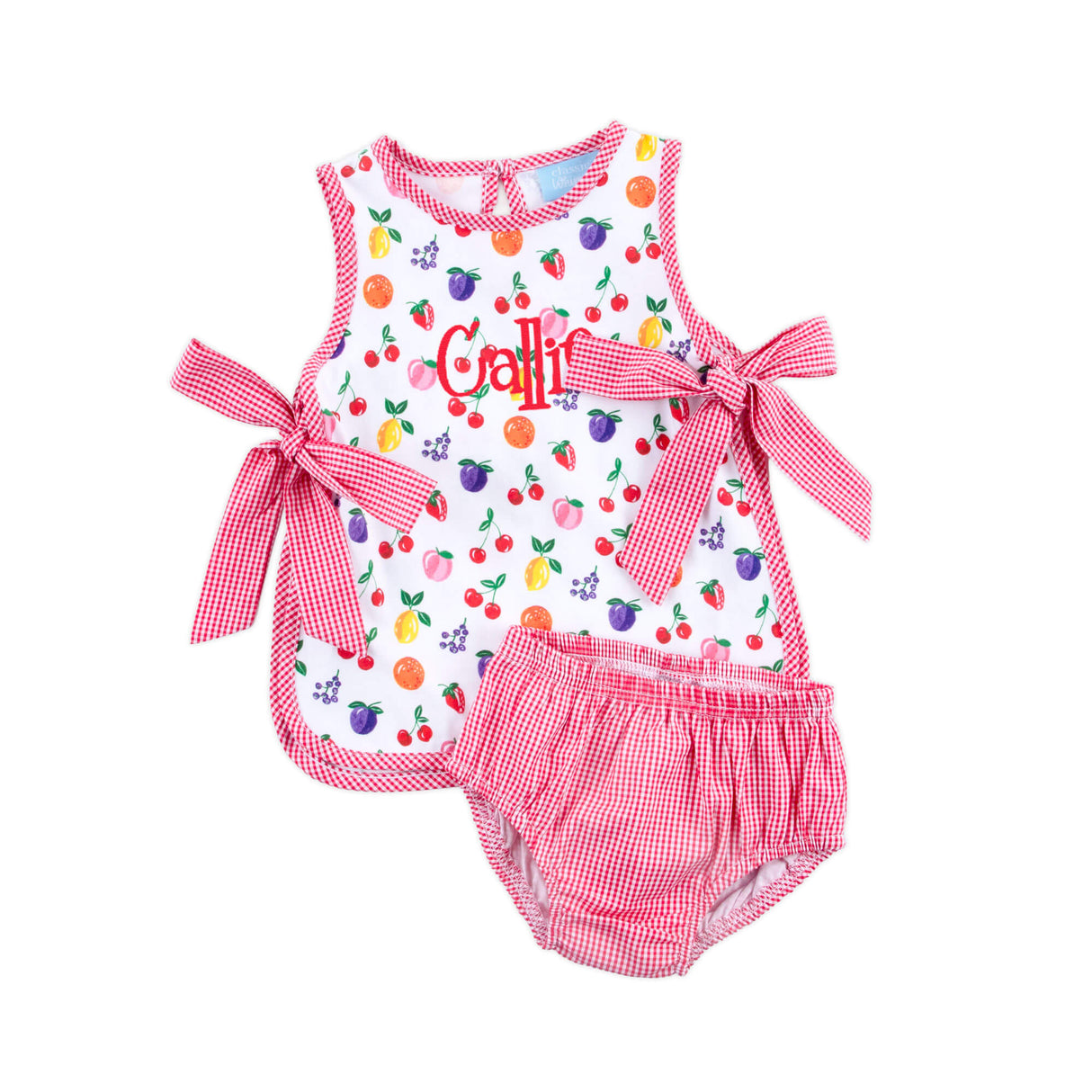 Fruity Print Popover Set