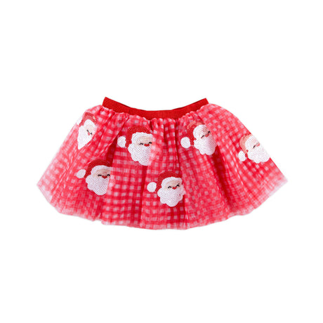 Happy Santa Sequin Tutu Skirt