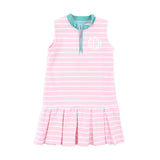 Light Pink Stripe Tennis Dress