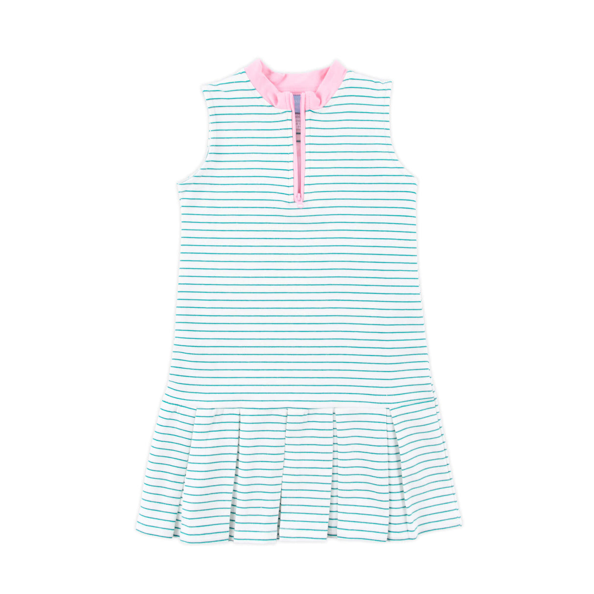 Green Stripe Tennis Dress