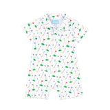 Country Club Polo Romper