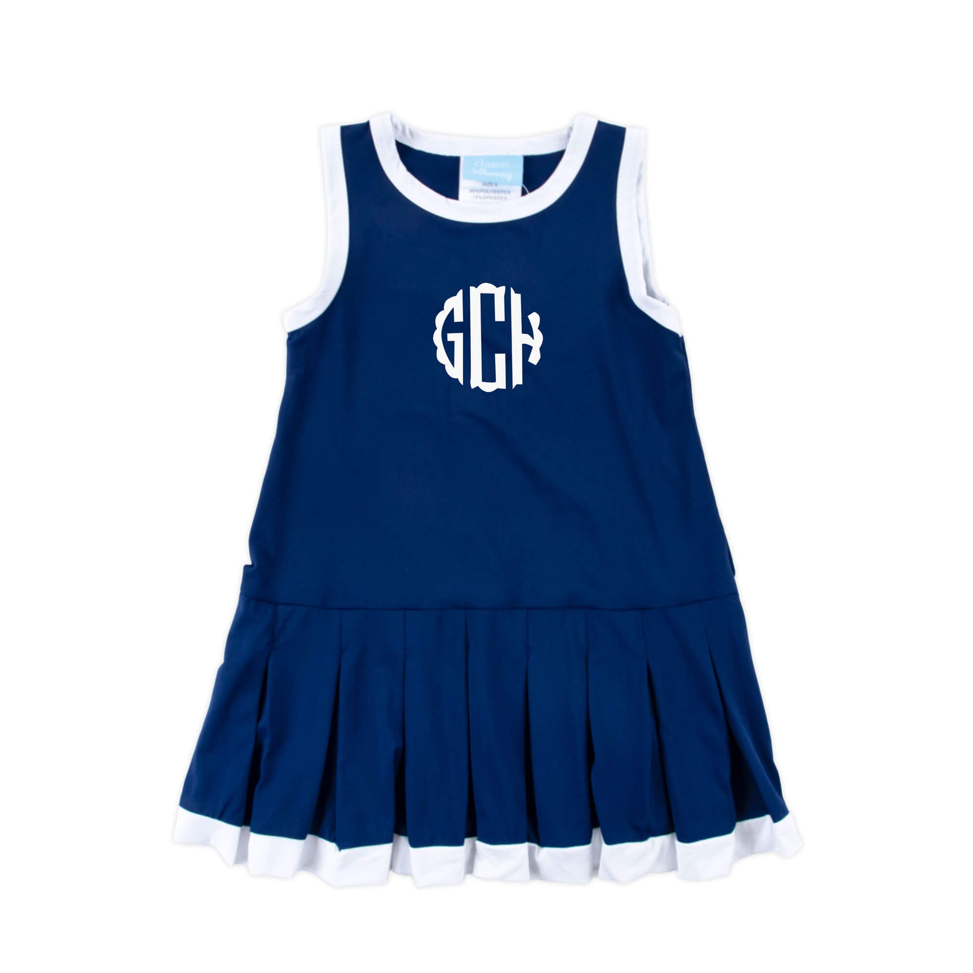 blue and white tennis dress Zephyra Dress Coastal White | White Tennis Dress main image 0