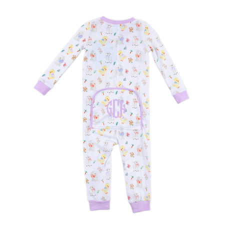Bunny & Friends Purple Zip Sleeper