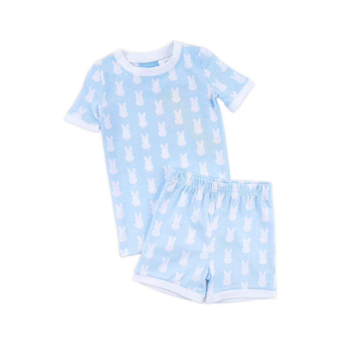 Bunny Peeps Light Blue Short Pajamas