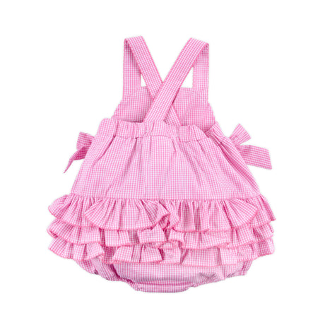 Pink Gingham Skyler Bubble