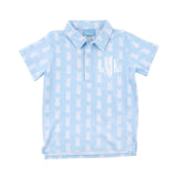 Bunny Peeps Light Blue Polo