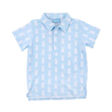 Bunny Peeps Light Blue Polo