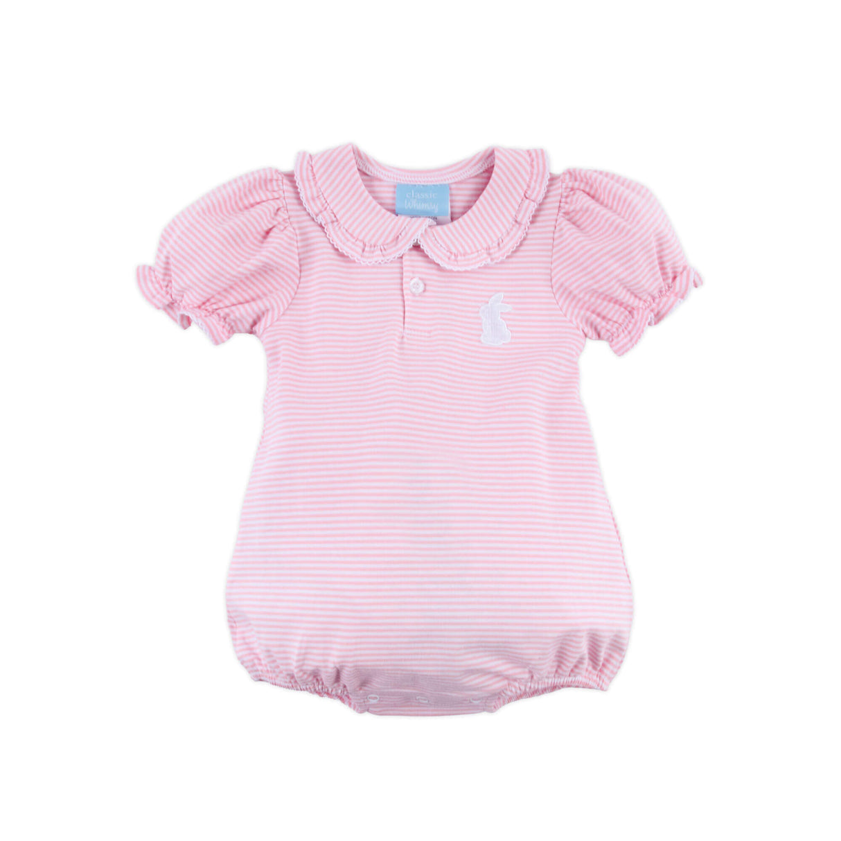Bunny Pink Stripe Ruth Bubble