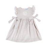 Khaki Gingham Avery Dress