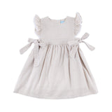 Khaki Gingham Avery Dress