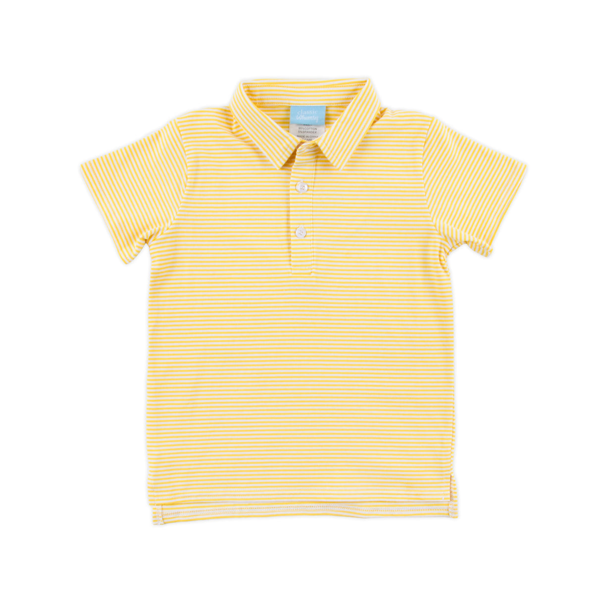 Yellow Stripe Polo