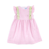 Spring Days Pink & Light Green Gingham Kate Dress