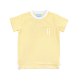 Yellow Stripe Short Sleeve Pocket Shirt