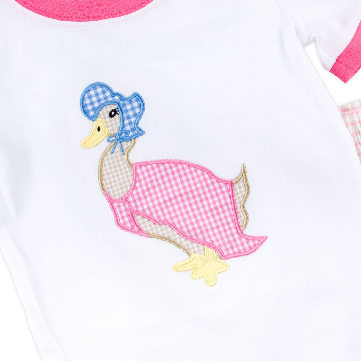 Storybook Friends Pink Stripe Pajamas