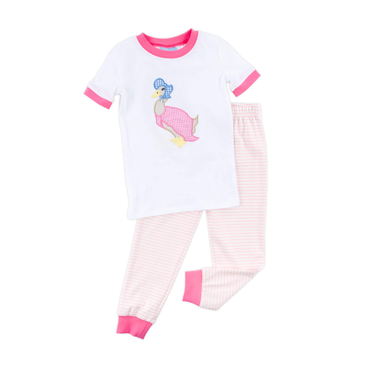 Storybook Friends Pink Stripe Pajamas