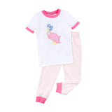 Storybook Friends Pink Stripe Pajamas