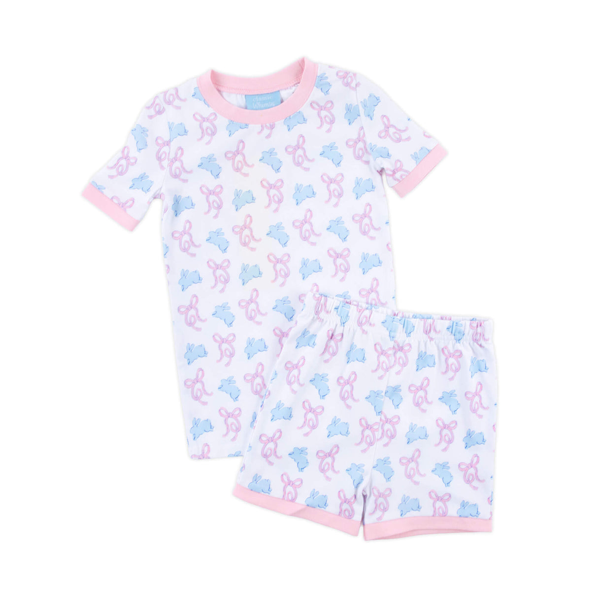 Bunnies & Bows Short Pajamas