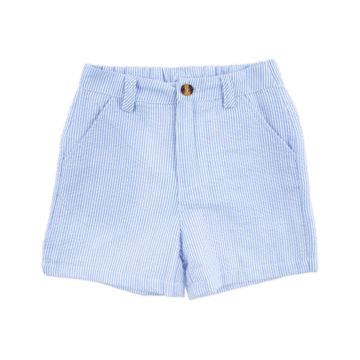 Light Blue Stripe Standard Shorts