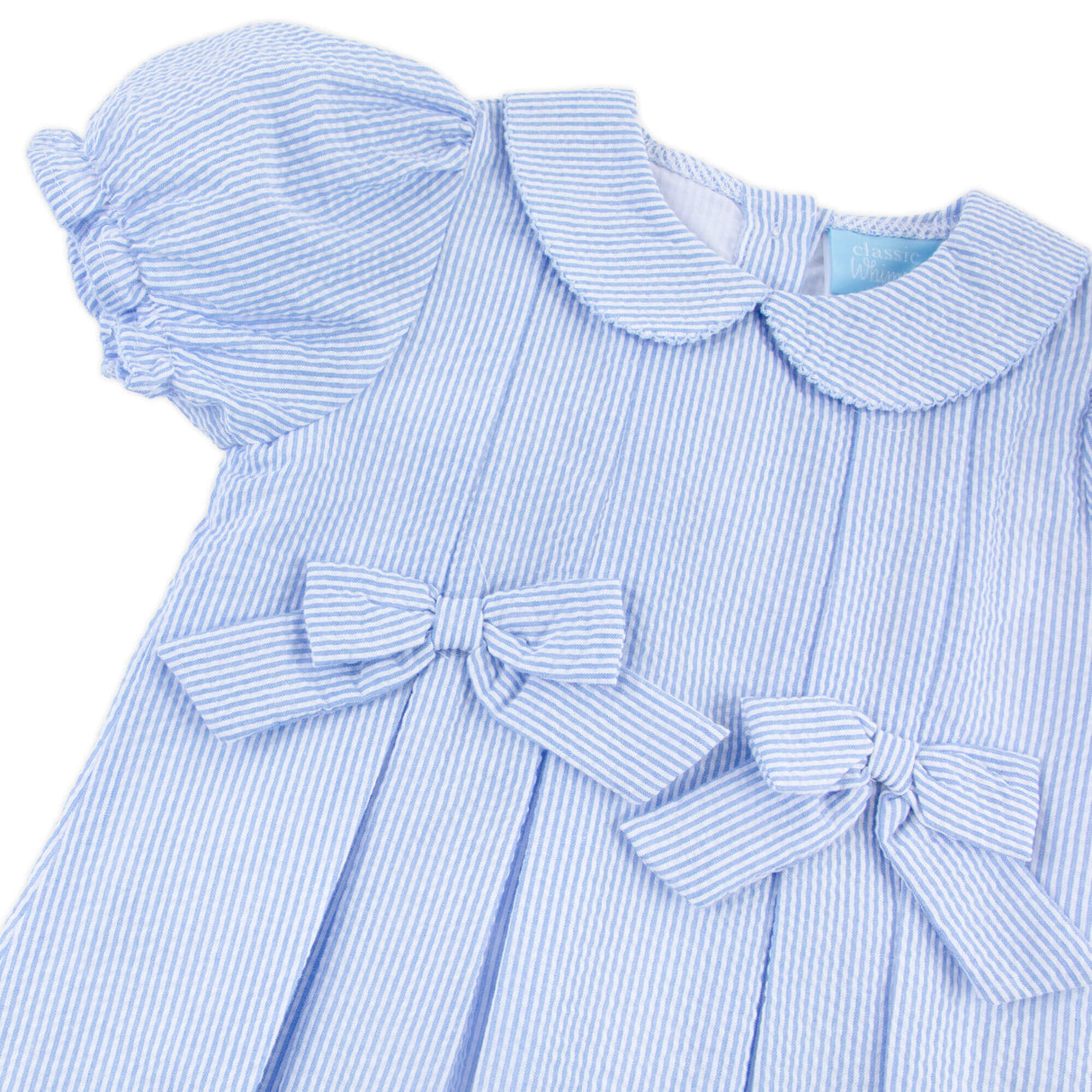 Light Blue Stripe Molly Dress