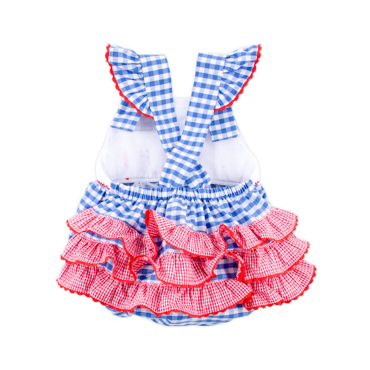 Fly The Flag Royal Blue Gingham Leah Bubble