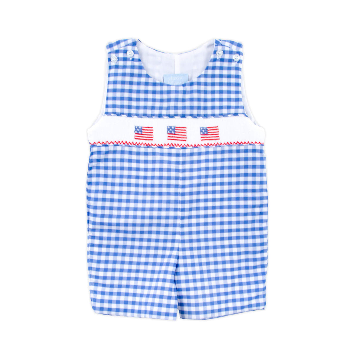 Fly The Flag Royal Blue Gingham Jon Jon