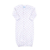 Pink Rosebud Layette Gown