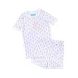 Pink Rosebud Short Pajamas