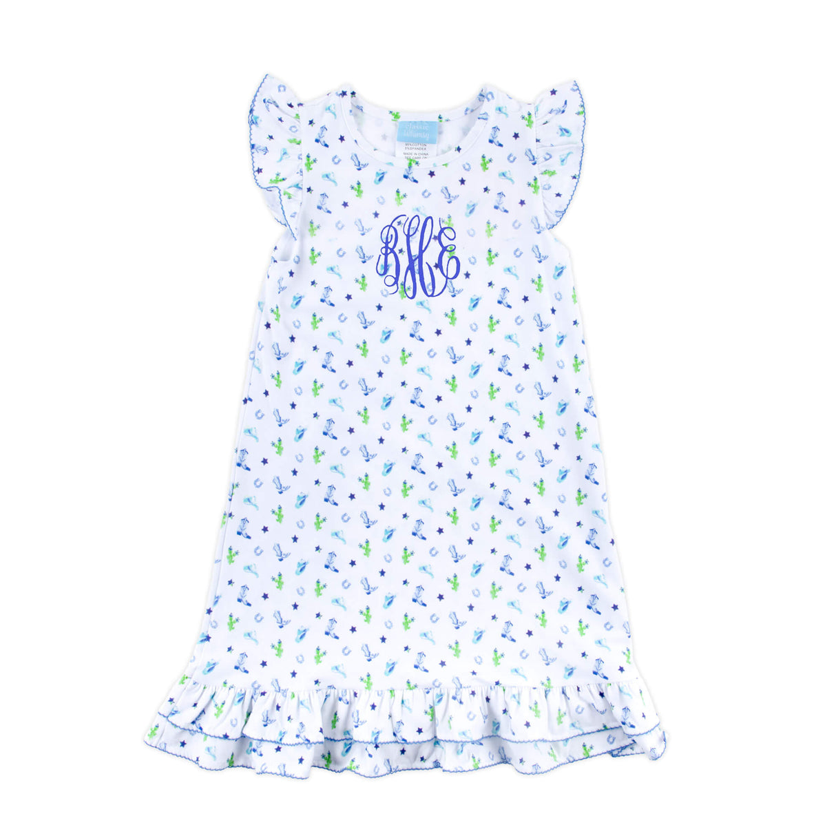 Western Cowboy Blue Adalyn Dress