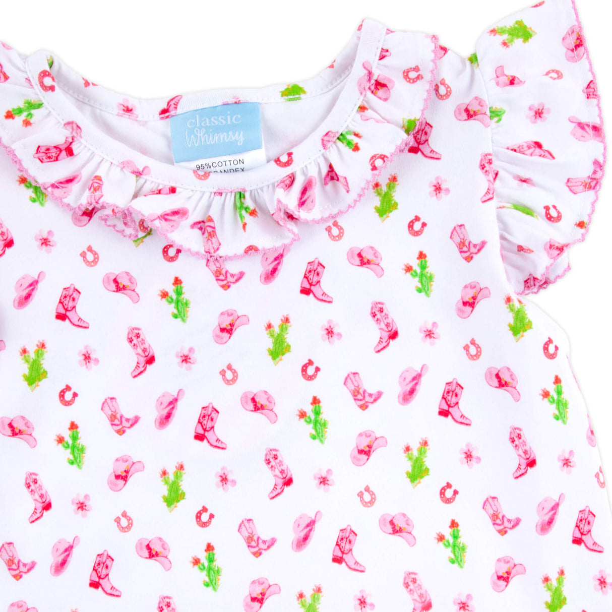 Western Cowboy Pink Adalyn Dress