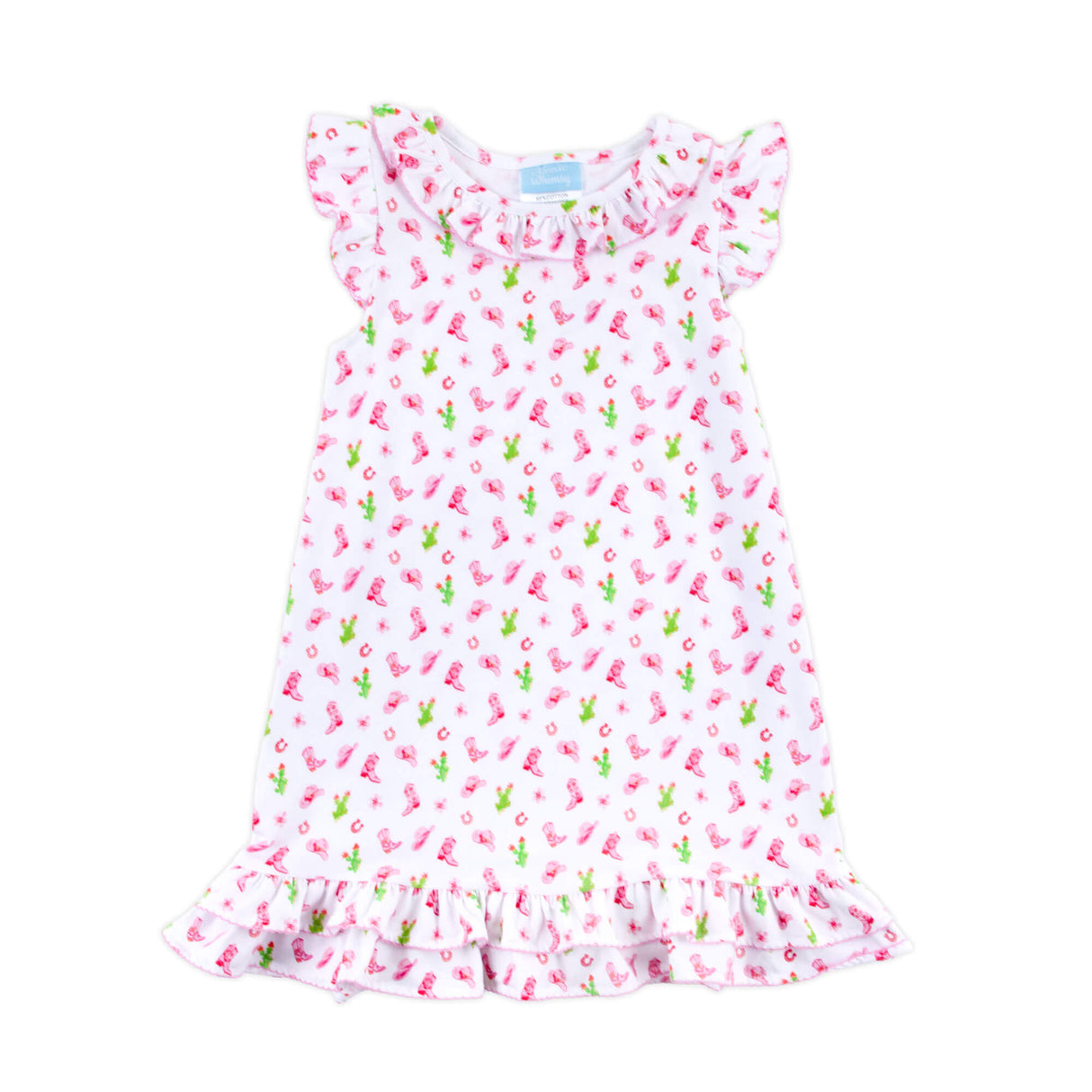 Western Cowboy Pink Adalyn Dress