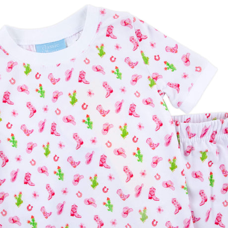 Western Cowboy Pink Pajamas